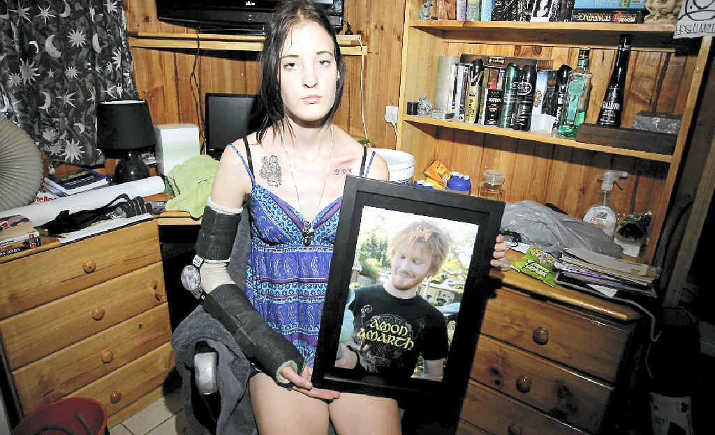 GRIEVING: Clara Worsley sits in Tyler Hungerford’s room, lamenting the car accident that has taken his life. GRIEVING: Clara Worsley sits in Tyler Hungerford’s room, lamenting the car accident that has taken his life.